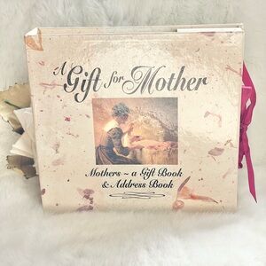 New with tag VINTAGE A GIFT FOR MOTHER MOTHERS ~A GIFT BOOK & ADDRESS BOOK SET